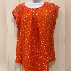 Hawthorn polka dotted orange top